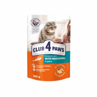 CLUB 4 PAWS PREMIUM “SOS İÇİNDE USKUMRULU” YETİŞKİN KEDİLER İÇİN KOMPLE YAŞ KEDİ MAMASI