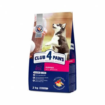 CLUB 4 PAWS PREMIUM “TAVUKLU”. YAVRU KÖPEKLER İÇİN KOMPLE KURU KÖPEK MAMASI