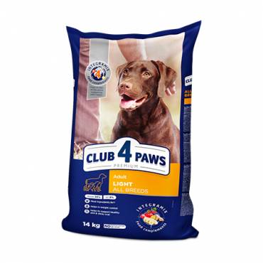 CLUB 4 PAWS PREMIUM “LIGHT” KİLO KONTROLÜNE İHTİYACI OLAN TÜM YETİŞKİN KÖPEKLER İÇİN KOMPLE KURU KÖPEK MAMASI