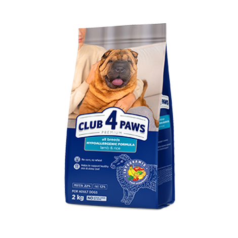 CLUB 4 PAWS PREMIUM “KUZU ETLİ & PİRİNÇLİ” TÜM YETİŞKİN KÖPEKLER İÇİN KOMPLE KURU KÖPEK MAMASI