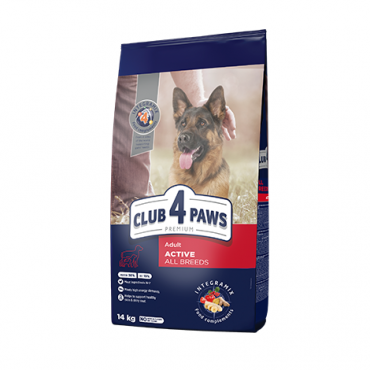 CLUB 4 PAWS PREMIUM “ACTIVE” TÜM AKTİF YETİŞKİN KÖPEKLER İÇİN KOMPLE KURU KÖPEK MAMASI